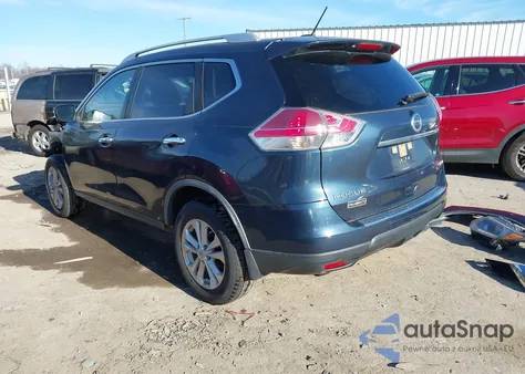 2016 Nissan Rogue Sv from USA, damaged, VIN JN8AT2MV1GW137828